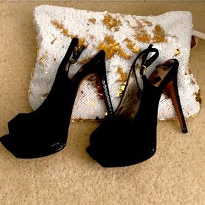Sam Edelman Black Stilettos. Sz6. NWOT